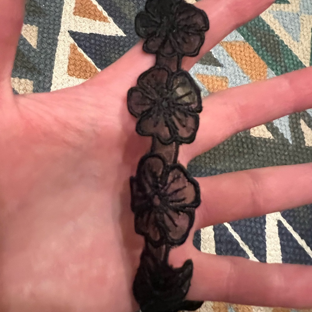 Lacey floral headband